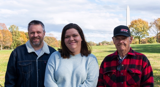 Me, Sarah and Dad