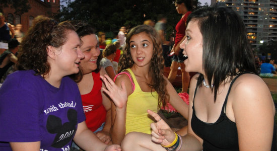 Kouree Chesser, Sarah, Tessa Hill and Nicole Trowbridge