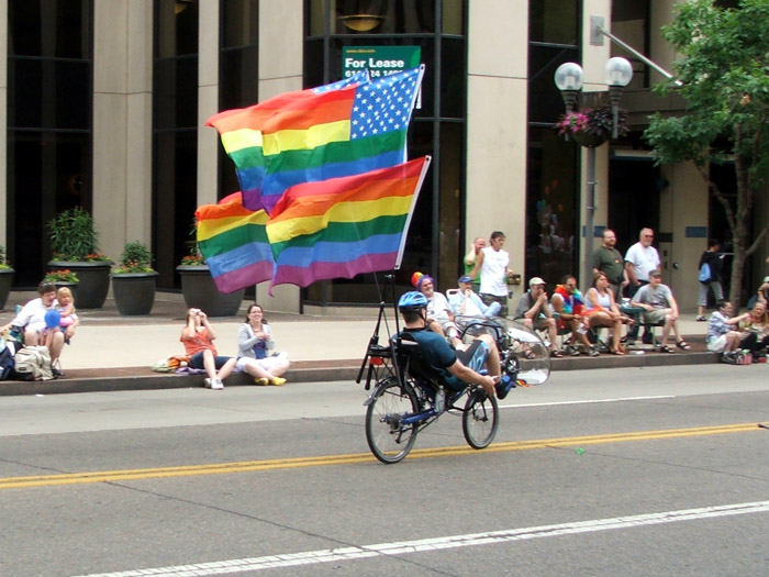 Flag bike