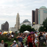 The Columbus skyline