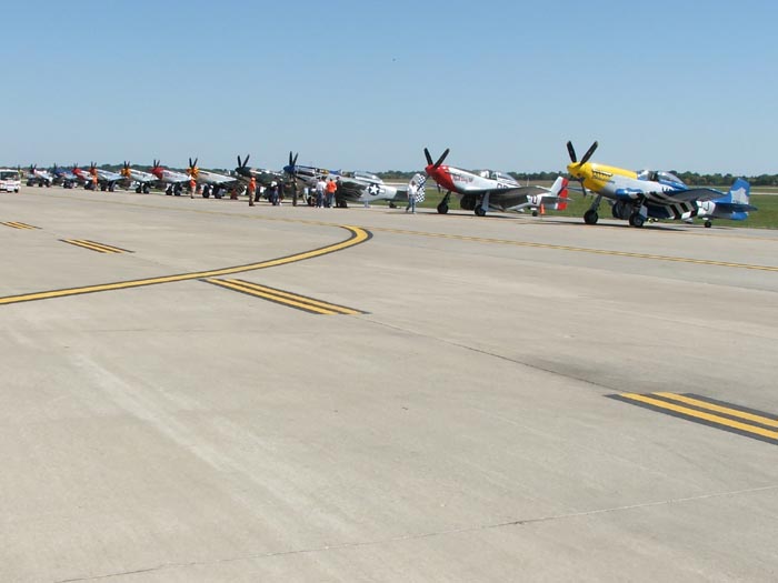 P-51 Mustangs