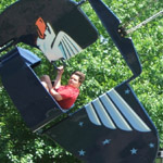 Sarah riding Flying Eagles