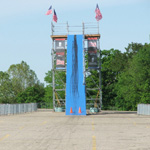 The ski jump starting ramp