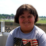 Sarah on the Ferris Wheel