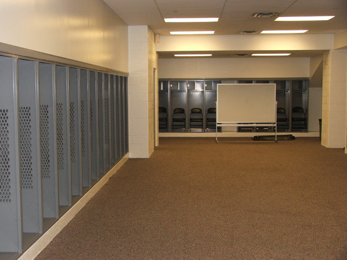 Visitor's locker room