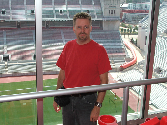 Me in the luxury suite