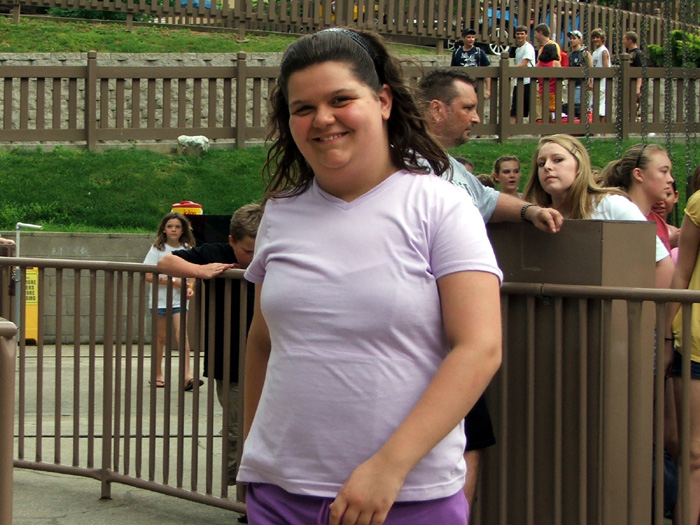 Sarah at Holiday World