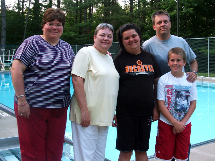 Julie, Mom, Sarah, Me and Jake