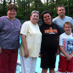 Julie, Mom, Sarah, Me and Jake