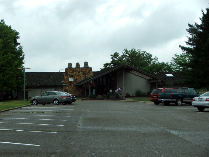 Golf course clubhouse