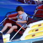 Sarah on Super Himalaya