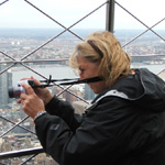 Jenny on the Observatory