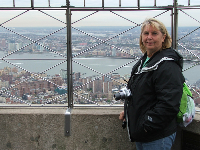 Jenny on the Observatory