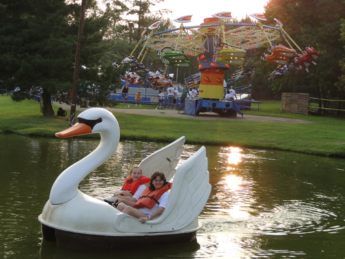 Kite Flyer & Swan Lake