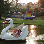 Kite Flyer & Swan Lake