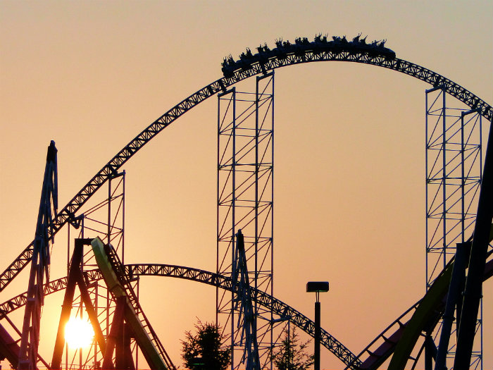 Millennium Force and Mantis