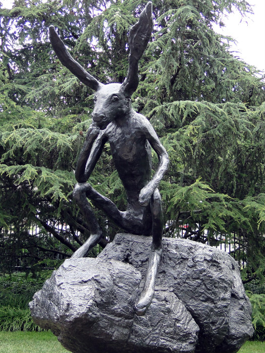 Thinker on a Rock
