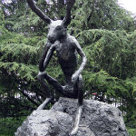 Thinker on a Rock