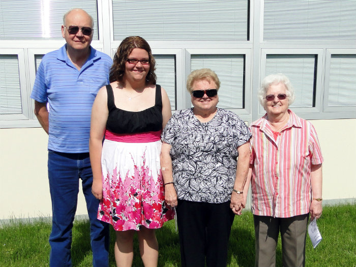 Merle, Sarah, Alice and Audrey