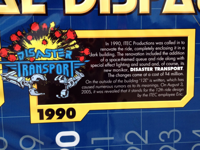 Disaster Transport History