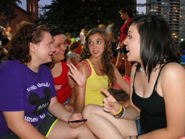 Kouree, Sarah, Tessa and Nicole