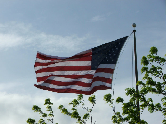 Flag raising