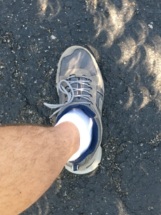 My foot