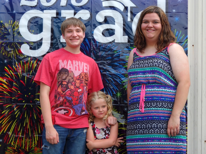 Justin, Peighton and Sarah