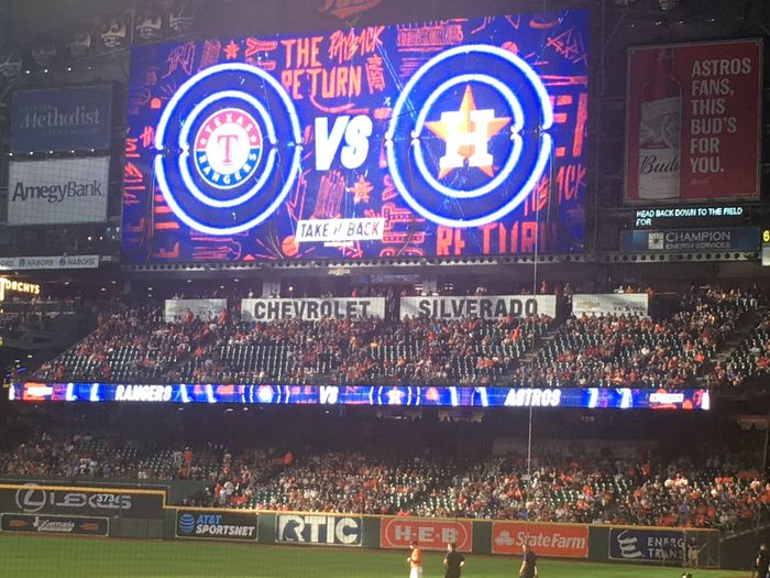 Astros vs Rangers
