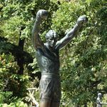 Rocky Statue