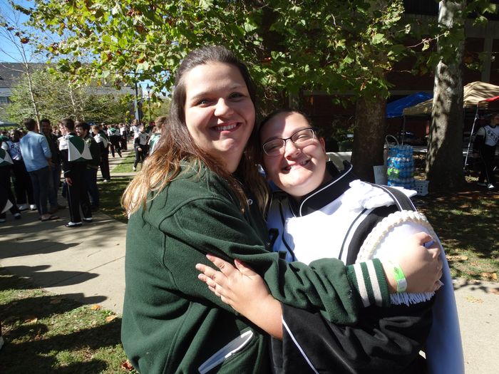 Sarah and Megan